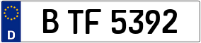 Truck License Plate